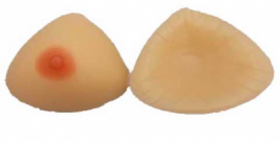 Meduim Triangle Silicone Breasts with nipple image