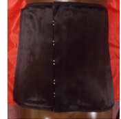 C510 Full Corset Black Satin 34"/86 cm No suspenders image