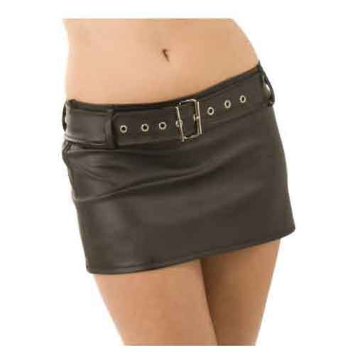 Leatherette Hipster Skirt