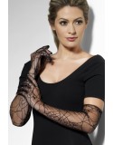 Long Lace Glove Black 21 inch image