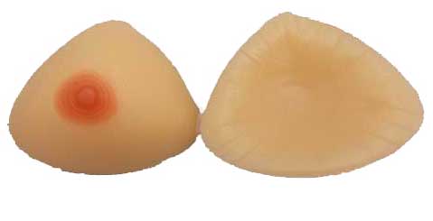 Meduim Triangle Silicone Breasts with nipple
