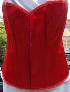 May 2016 Red  Full Corset 34" no suspenders  image