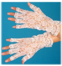 Fingerless Lace Gloves  image