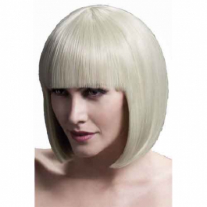 Elise short bob wig with fringe image