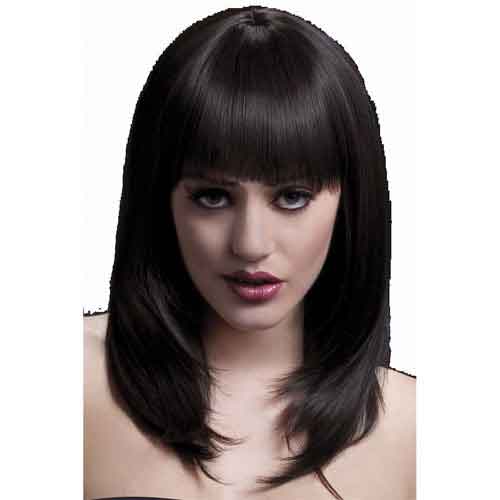 Tanja mid length wig brown