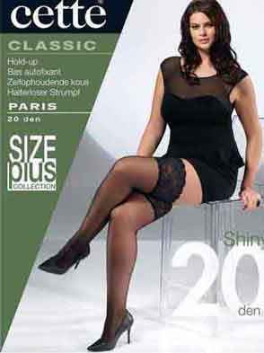 Paris Plus Size Hold Ups 