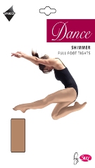 Dance Shimmer Full Foot Tights