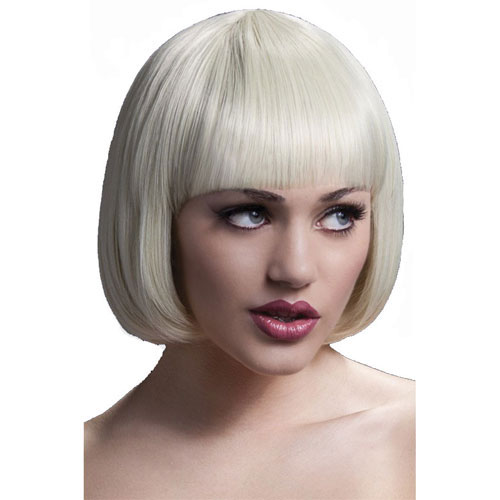 Lola medium bob with fringe Blonde