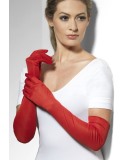 Red Long Gloves