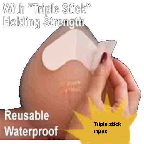 Triple Stick double sided Adhesive Tapes  pack of 12