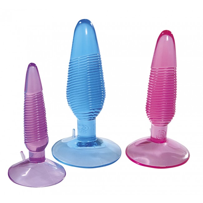 Twirly Trio  Butt Plug Set