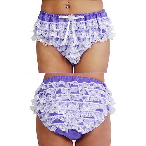 Violet Satin Panties